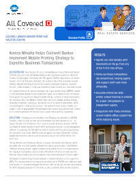 Coldwell Banker, Konica-Minolta, Loudy Office Machines